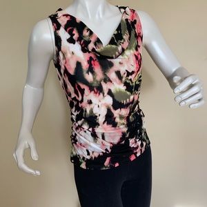 2/$20 Cleo Sleeveless Multicolored Top.